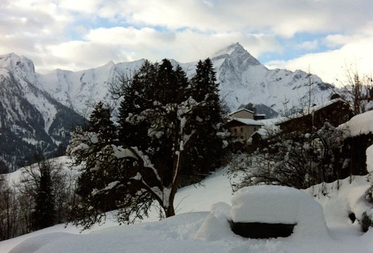 Schneeschaufeln