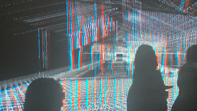rot cyan raum